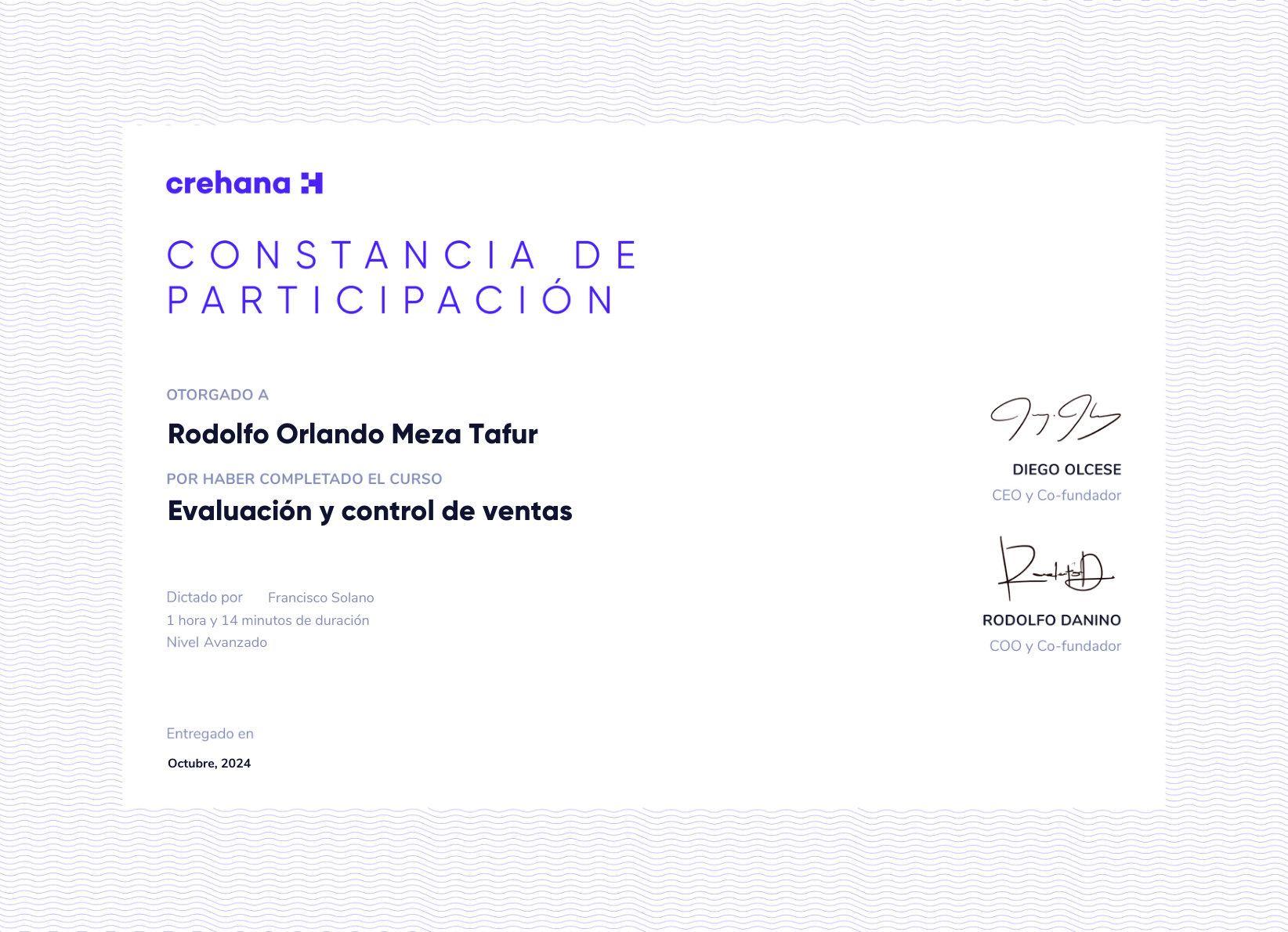 Evaluación y Control