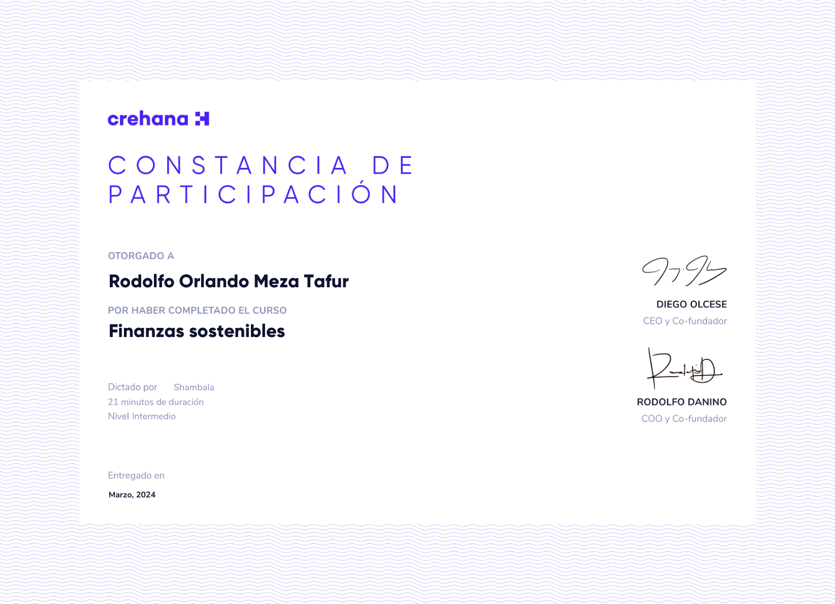 Finanzas Sostenibles